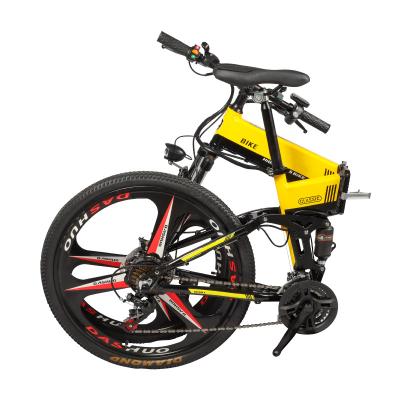 China Aluminum alloy new design fold snow bike mountain bike city electric bicycle for sale for sale