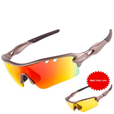 China Cycling Outdoor Sports Bike Glasses Polycarbonate Polarized Cycling Sun Glasses Sport Sunglasses for sale