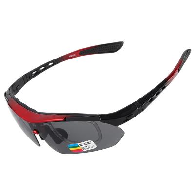 China Fishing Polarized Polycarbonate High Quality Customized UV Resistance Mounting 5 Lens Bicycle Sunglasses for sale