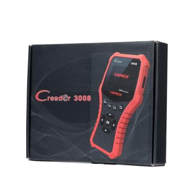 China Full diagnostic functions of OBDII/EOBD LAUNCH Creader 3008 total scanner support obd2 + battery tester function read related engine codes or emission fault fault codes for sale