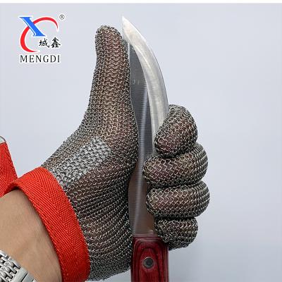 China Heavy Duty Anti Cut Safety Cut Gloves / Butcher Gloves for sale