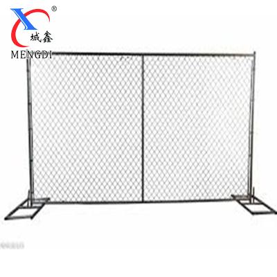 China Easily Assembled Hot Dip Galvanized Metal Frame Temporary Fencing For Construction for sale