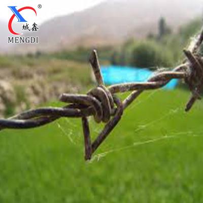 China For Fence 12 Gauge 14 Gauge 16 Gauge 4 Point High Tensile Galvanized Barbed Wire for sale