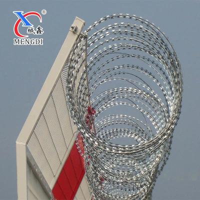 China Factory Price High Security Iron Wire Razor Barbed Wire Anti Climb Fence for sale