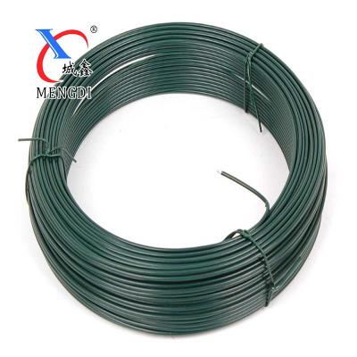 China Weaving Wire PVC Coated Electro Galvanized Wire 2mm 3mm for sale