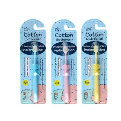 China Small Foldable Elephant Bear Shape Kids Toothbrush Manufacturer Customized Toothbrush for sale