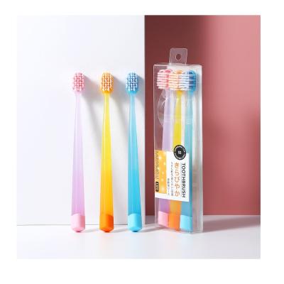 China Travel Foldable Oral Plastic Oral Custom Blister Manufacturers Blister Manufacturers Care Manual Crystal Toothbrush for sale