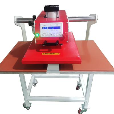 China Garment Shops New Arrive Double Station Pneumatic Heat Press Machine 40x60cm for sale