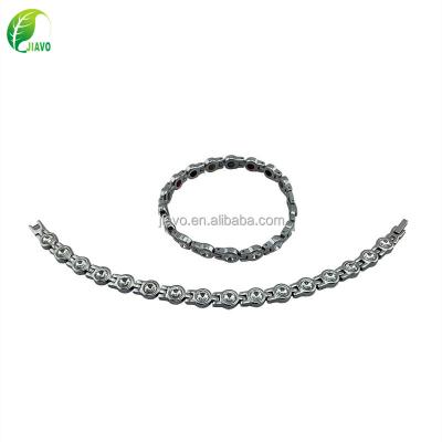 China Other Arthritis Titanium Bracelets Magnetic Women Silver Diamond Bracelet for sale