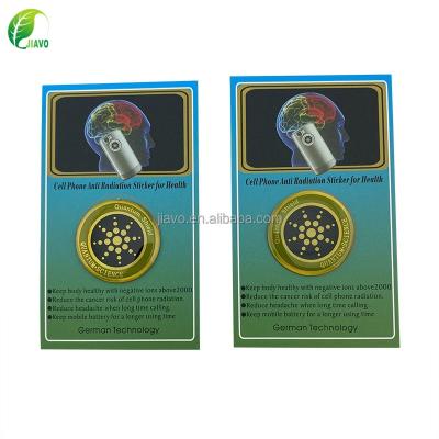 China Anti Radiation Quantum Sticker Opp Bag Radiation Proof Packaging With Manual Instruction Card for sale