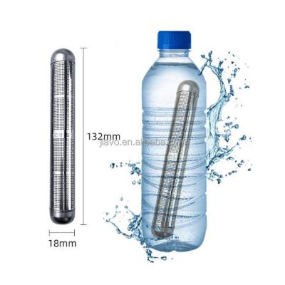 China Big hole ; small hole; Wholesale Price Long Hole Hydrogen Alkaline Rich Water Stick Portable Negative Ion Filter With Packing OEM Logo for sale