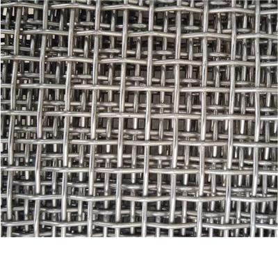 China Plain Weave 304 Material 3mm Mesh 6 Stainless Steel Crimp Wire Mesh for sale