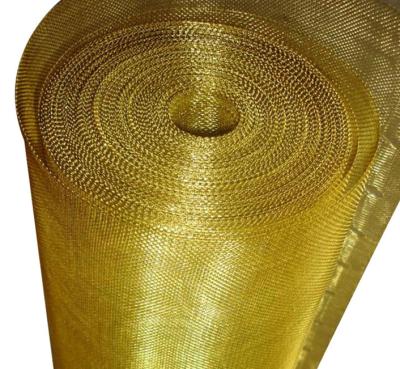 China Plain Weave/Twill Plain Weave 5 Mesh Brass Mesh Sieve Screen for china printing for sale