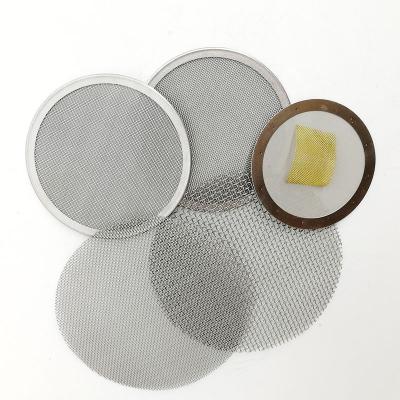 China Limit / Spot Welded 304 Stainless Steel Filter Edger 40 50 60 70 80 90 Single Layer 100 Micron Edge Filter Disc for sale