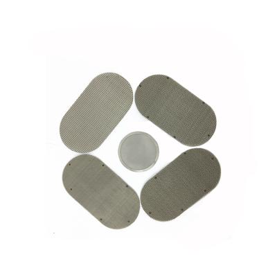 China Bonded / Spot Welded Stainless Steel Oil Filter Screen / Round Edged Stainless Steel Mesh Filter Disc Screen for sale