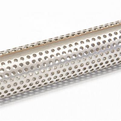 China Round And Customized Shape Metal Aluminum Perforated Filter Tube For Water Well for sale