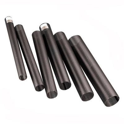 China Round And Customized Perforated Shape Lock Spiral Seam Metal Tube For Oil Sand Control for sale