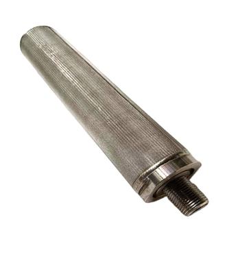 China Water Treatment System Cylinder Form Stainless Steel Metal Mesh Sintered Filter Element For Multilayer Air Circulation for sale