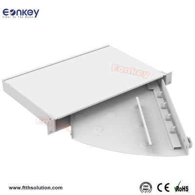 China FTTH FTTB FTTX Network Eonkey Rotary Network ODF Fiber Optic Patch Panel 19