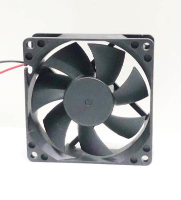 China 80mm*80mm*25mm DC 24V Fan DC Cooling Fan Motor With Swing for sale