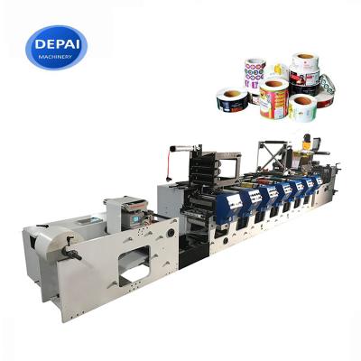 China Label Printing Petal Type Horizontal 6 Colors UV Flexo Printing Machine High Speed ​​Automatic Dryer Labels for sale