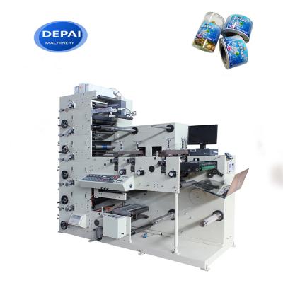 China Factory price of Avaible 2 4 6 8 color narrow web adhesive label flexo printing machine for sale