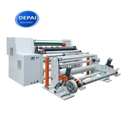 China Factory sale factory roll to roll nylon fabric BOPP PET CPP PVC plastic sheet rewinding machine slitting price for sale