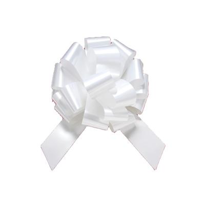 China Soft 18 Inch Wedding Favor Ribbon 3D Pull String Structural Holiday Car Bow for sale