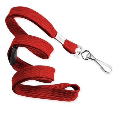 China Vendor Supply Soft Fade Resistant Water Resistant Polyester Extra Soft Loose Lanyard for sale