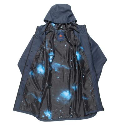 China Durable Black Waterproof Raincoats Windproof PVC Raincoats for sale