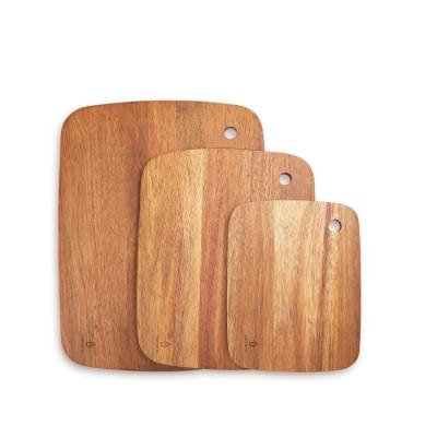 China Sustainable Household Cutting Board Kitchen Wooden Three Piece Wooden Cutting Board Customized Cutting Board for sale