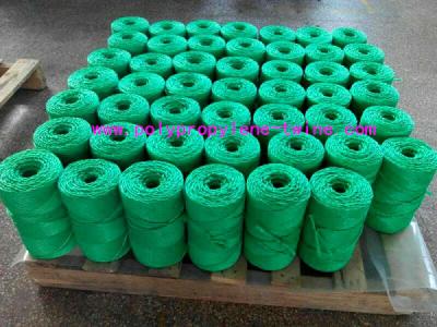 China Farm Package Green PP Hay Baler Twine UV Treated 333 M / KG 4.5KG Per Spool for sale