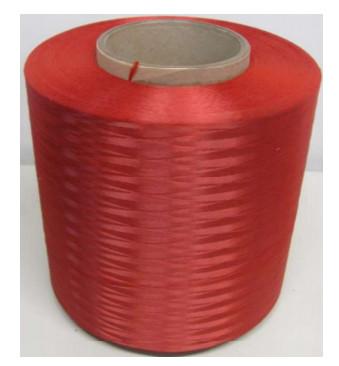 China Ripcord Polyester Twist 3000D Red FDY 100% High Tenacity Binder Yarn For Optical Fiber Cable for sale