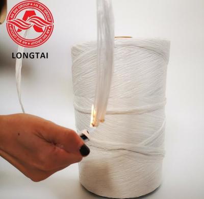 China 99.5% Eco Friendly Flame Retardant Polypropylene Split Yarn With Free Sample for sale