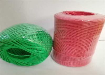 China PP Split Film Polypropylene Baling Twine , Hay Bale Twine Blue Color for sale