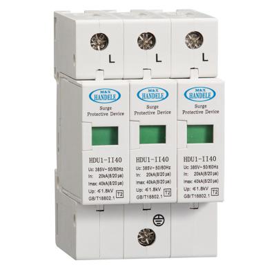 China 3P 320V ac surge protector voltage surge protector device HDU for sale