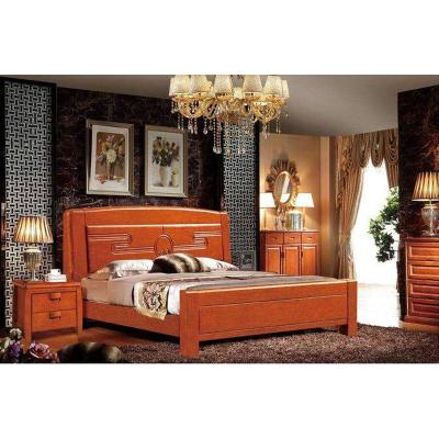 China Comfortable End Bench Hd Double Bed Design Wood Furniture for sale