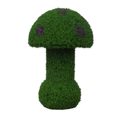 China Decoration for home factory wholesale artificial green mushroom mushroom garden topiary decoration for sale