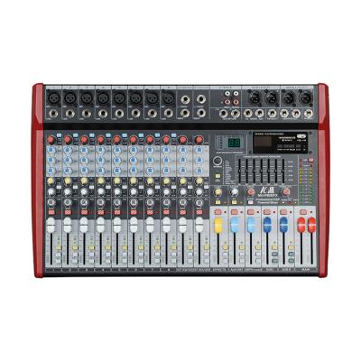 China Factory Professional Music Studio Audio Max Wholesale Prices MU-P212FX Power Recording Mixer for sale