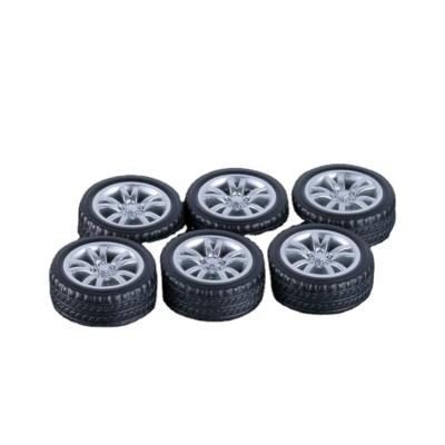 China High Quality Standard ABS/TPR Model Car Toy Custom Tire Cast 10mm Rubber Tire for sale