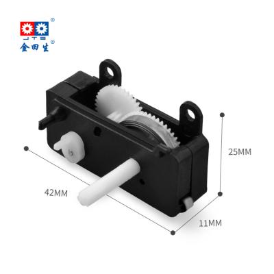 China Pom.Abs Toy Gear Box Friction Plastic Toy Precision Gear Box for sale