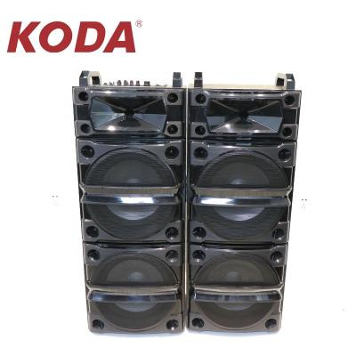 China Large PORTABLE High End Wooden Karaoke Speakers Dual Pair 12 Inch With Led Light for sale