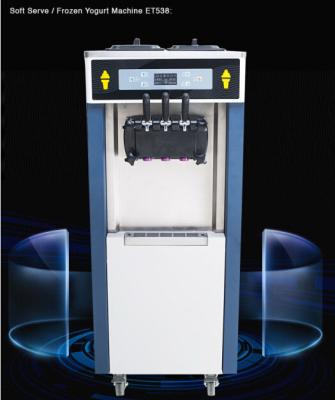 China 3 Phase Frozen Yogurt Maker Machine / Professional Ice Cream Machine With 38-55 Liters / Hour for sale