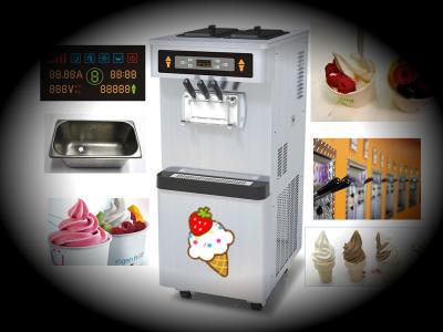 China Floor Standing Soft Serve​ Ice Cream Machines , Consecutively Ice Creaming for sale