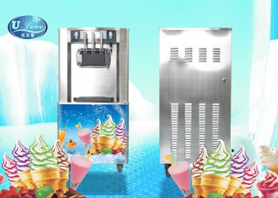 China UL328 Floor Standing Soft Serve Freezer With 18-25L/H Hourly production , Low Noisy for sale