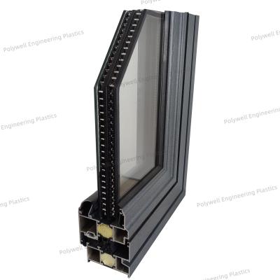 China Two Cavity Aluminum Alloy System Windows 1m Triple Double Glass 1.8mm Profile for sale