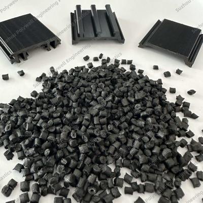 China Modified PA66 GF25 Plastic Raw Material Reinforced By Glass Fiber Polyamide Granules for Heat Insulation Strip for sale