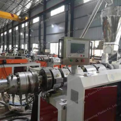 China PVC Door Window Profile Production Line UPVC Profile Plastic Door Frame Extrusion Machine for sale