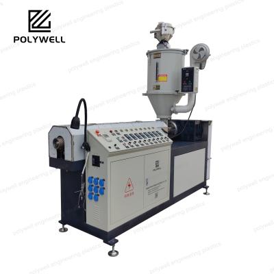 China Nylon Plastic Machine Extruding PA66 GF25 Strip Extrusion Line Polyamide Strip Forming Equipment for sale