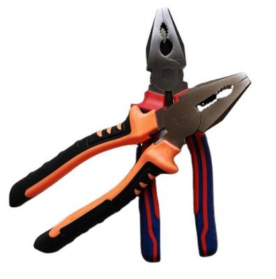 China Cutting pliers at height of 8 inch lever linemans, side cutters combination pliers for sale